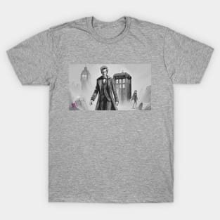 Doctor Who b/w T-Shirt